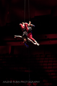 Bandaloop performers