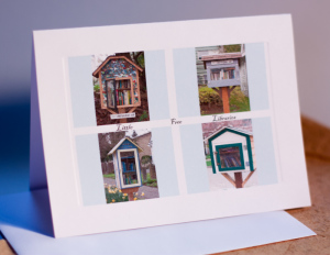 Little Free Libraries greeting card