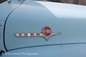 Blue Pastel Vintage Ford truck